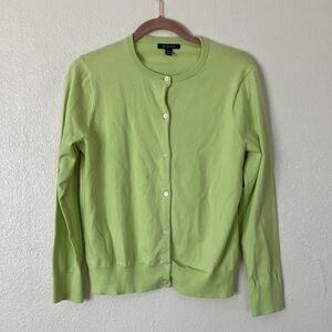 Lands' End Spring Green Cardigan, MP